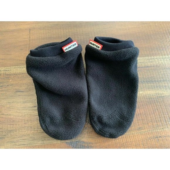 Hunter Kids Fitted Boot Socks Ankle Black Size Medium 11-13 NIB - Picture 3 of 3